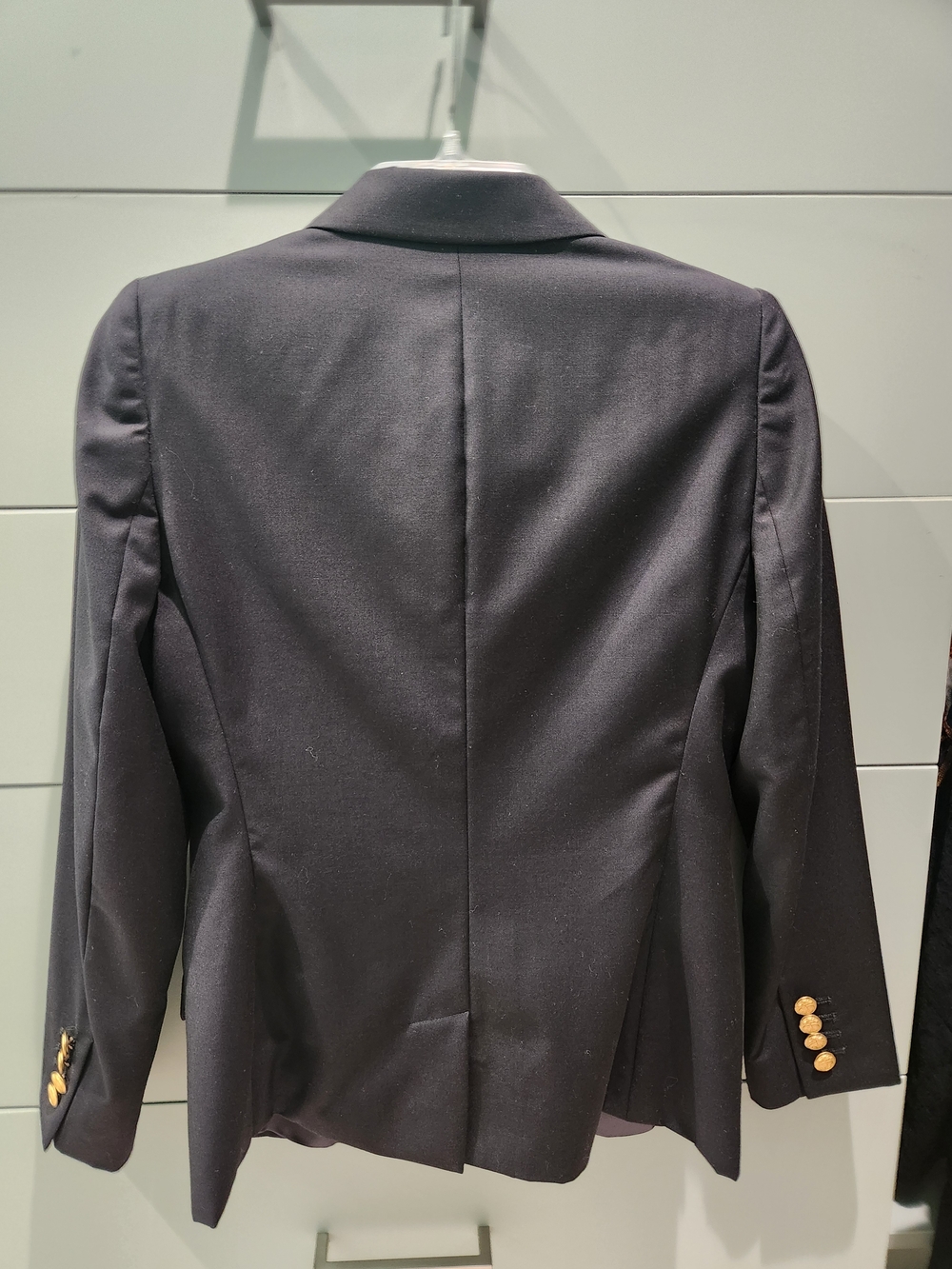 Brooks Brothers "346" Classic Women's Black Blazer with Gold Buttons - Picture 2 of 7